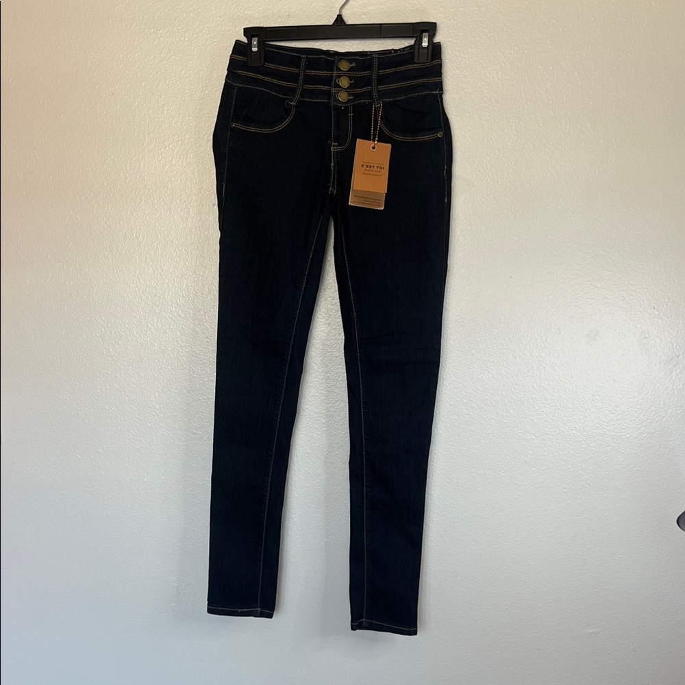 NWT C'est Toi Jeans Dark Wash Jegging sz 5
